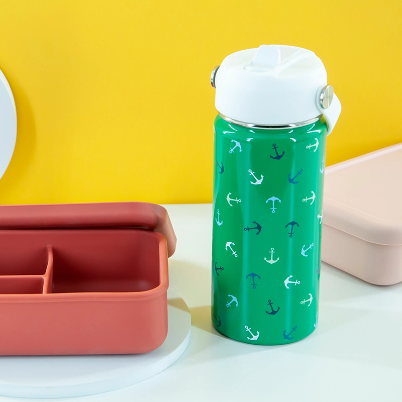 Kids Stainless Steel Water Bottle with Straw